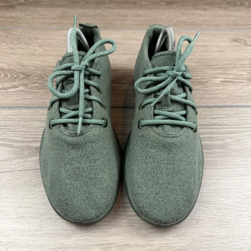 Allbirds Mens Wool Runners Superfine NZ Merino Sneakers Green Size 9